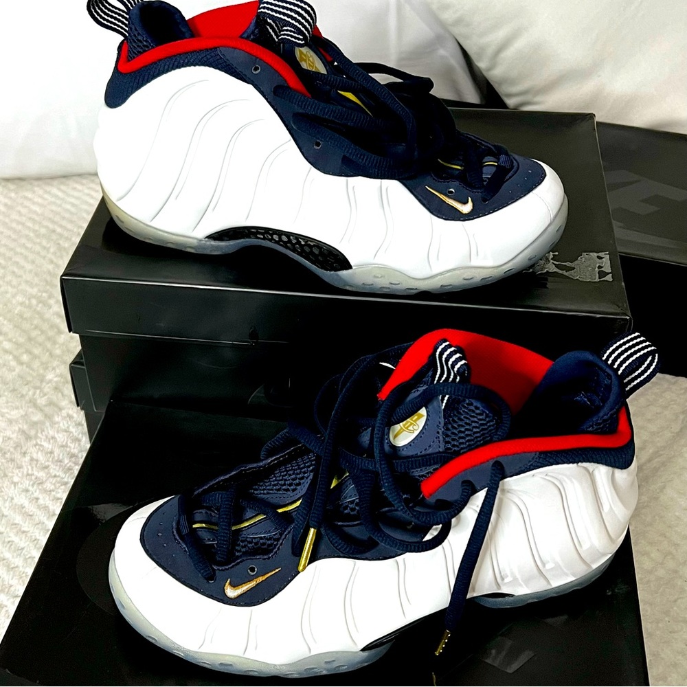 The Nike Air Foamposite One Olympic Nike 314996 008 Like New Men size 9